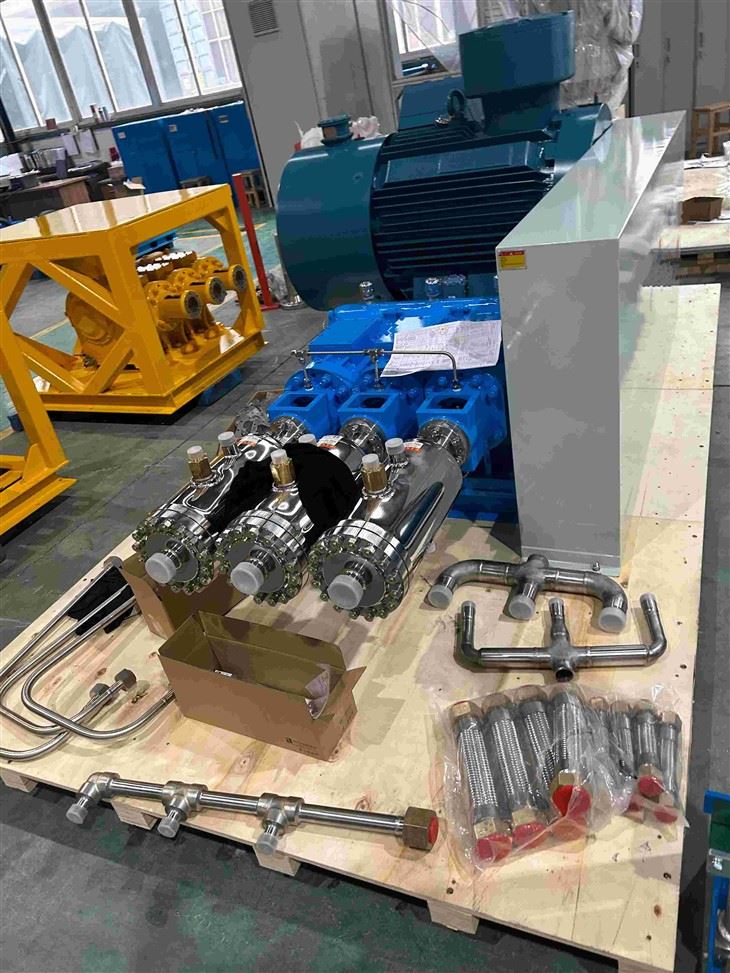 Laju Aliran Tinggi & Pompa Piston Tekanan Tinggi Untuk Penggunaan Perahu Memenuhi Sertifikat ABS